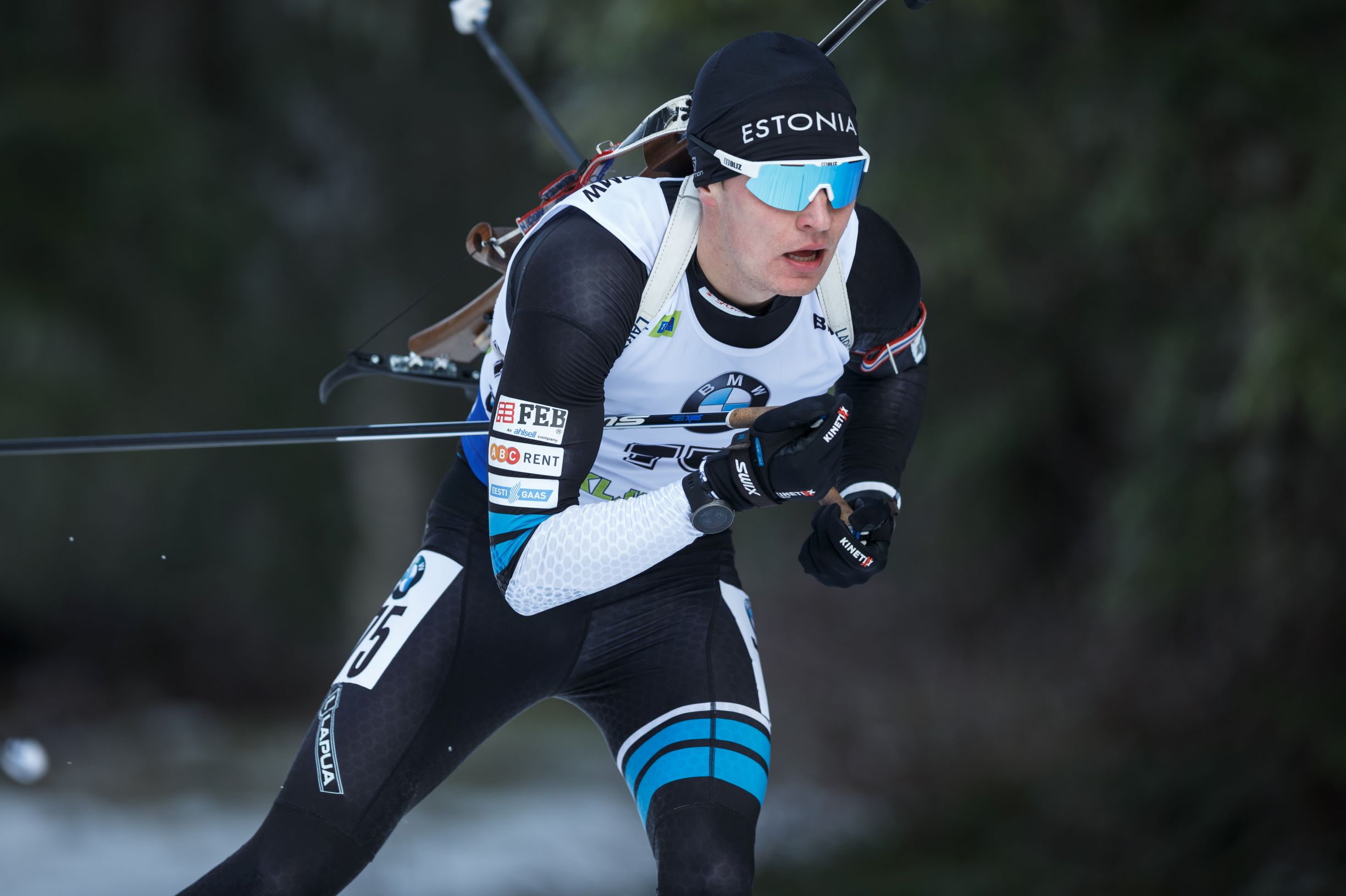 Eesti Gaas is a sponsor of Estonian Biathlon Team, Photo Jarek Jõepera